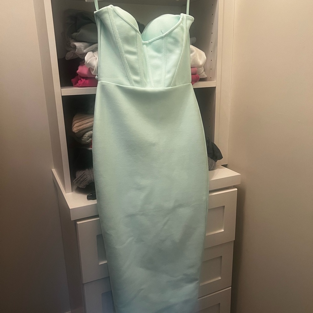 Elegant Mint Green Dress